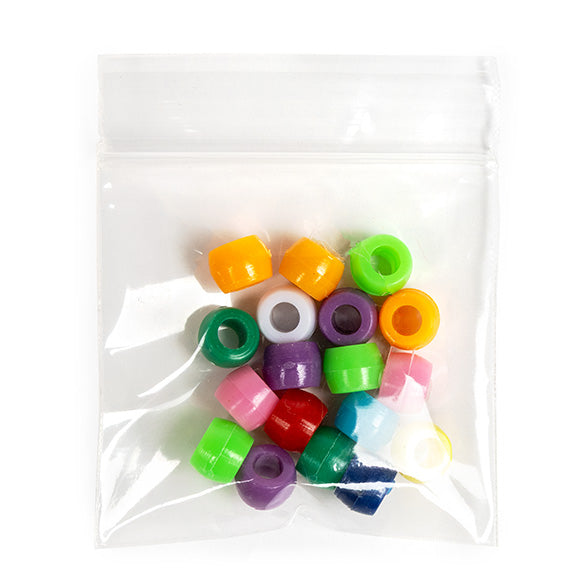 Sacchetto trasparente con chiusura a pressione 5x5cm PP 50 microns (100 pezzi) [ZC22]