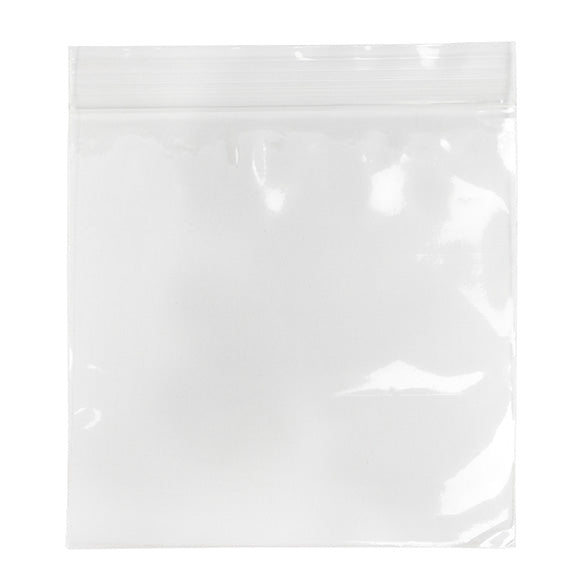 Sacchetto trasparente con chiusura a pressione 12.5x12.5cm PP 50 microns (100 pezzi) [ZC55]