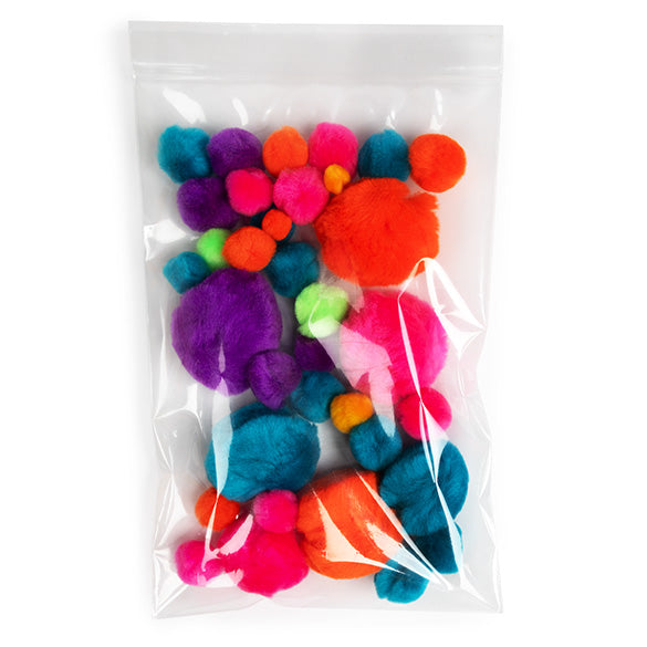 Sacchetto trasparente con chiusura a pressione 15x23cm PP 50 microns (100 pezzi) [ZC69]