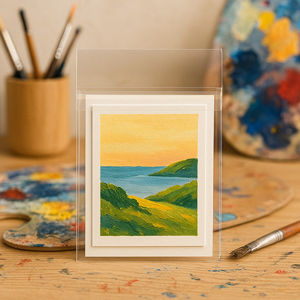 Sacchetto di plastica trasparente 11.7x14.6+3.8cm Premium con chiusura di protezione (100 pezzi) [PR54]