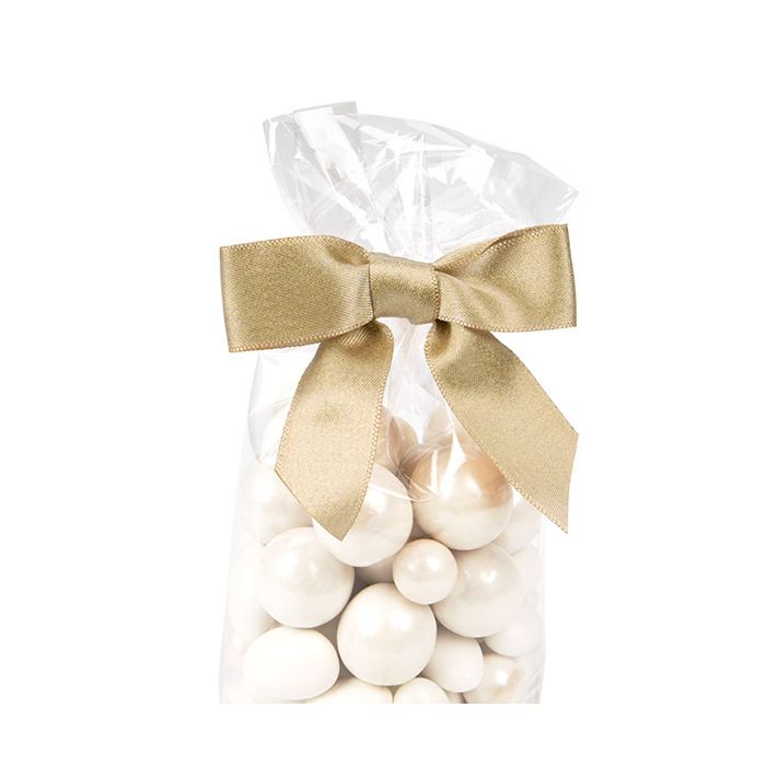 Fiocco pre-annodato Metallico Dusty oro 8.9 cm (25 pezzi) [MBOWG]