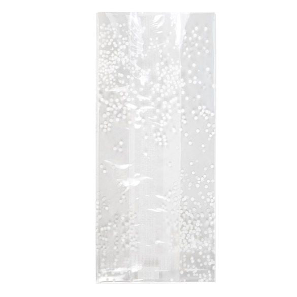 Sacchetti SOS stampati piccoli punti bianco 10.2x6.4x24.1cm con soffietto (100 pezzi) [G4SW]