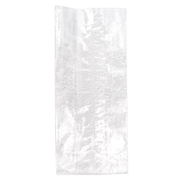 Sacchetti SOS stampati a pois bianchi 12,5x8x29 cm con soffietto (100 pezzi) [G5SW]