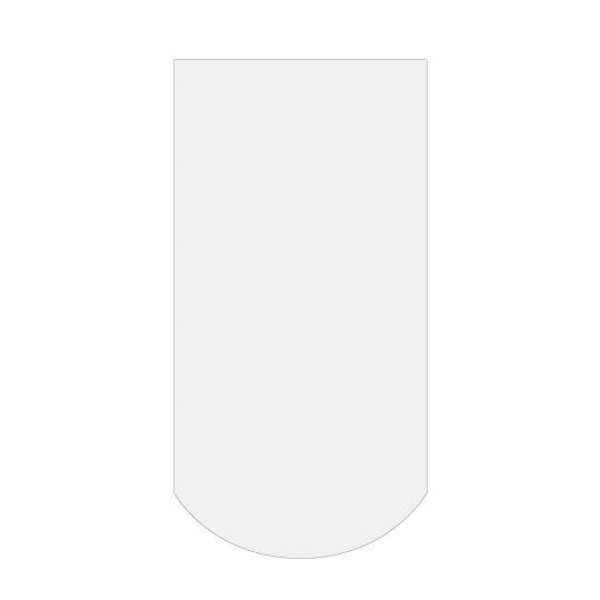 Sacchetti trasparenti con fondo rotondo per cesti 61x76.2cm (100 pezzi) [RB2430]