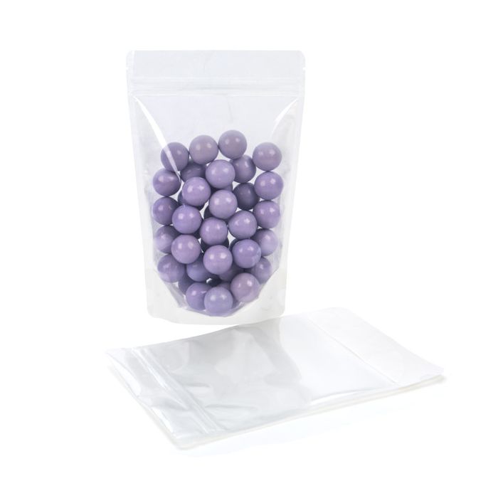 Buste doypack in carta di riso trasparente/bianco 14.9x8.9x23.2cm | 312 grammi (100 pezzi) [ZBGR7WC]