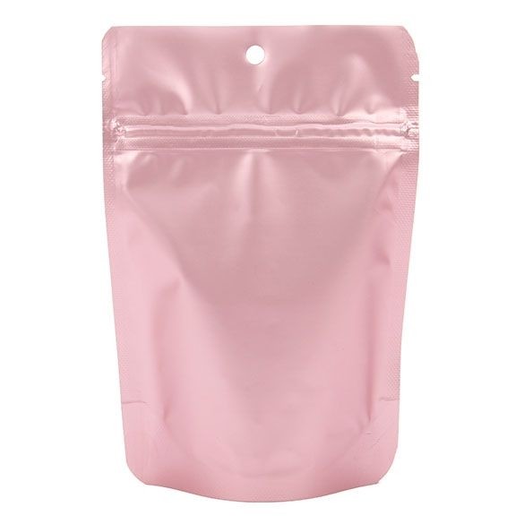 Buste doypack color rosa con foro 10.2x6x15.2cm (100 pezzi) [ZBGM2RG]