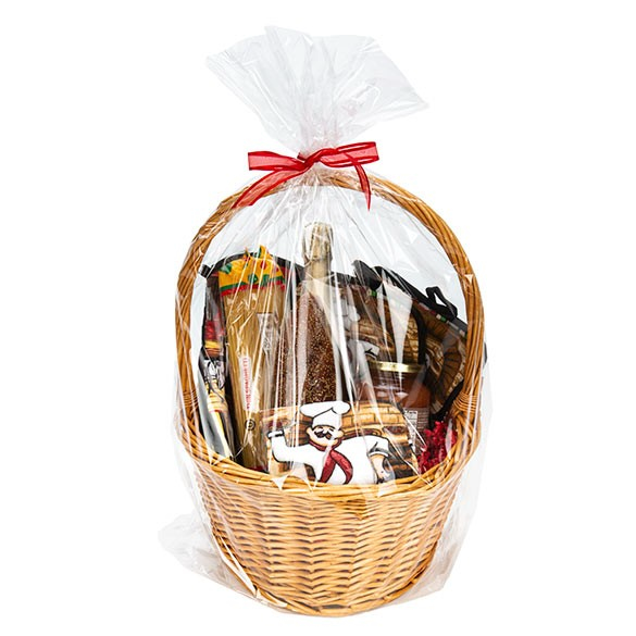 Sacchetti trasparenti con fondo rotondo per cesti 50,8x76,2cm (100 pezzi) [RB2030]