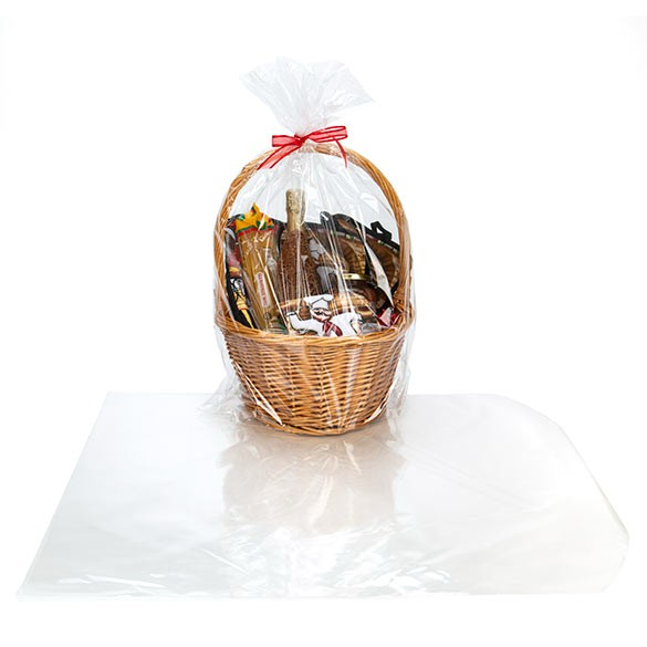 Sacchetti trasparenti con fondo rotondo per cesti 50,8x76,2cm (100 pezzi) [RB2030]