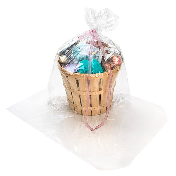 Sacchetti trasparenti con fondo rotondo per cesti 61x76.2cm (100 pezzi) [RB2430]