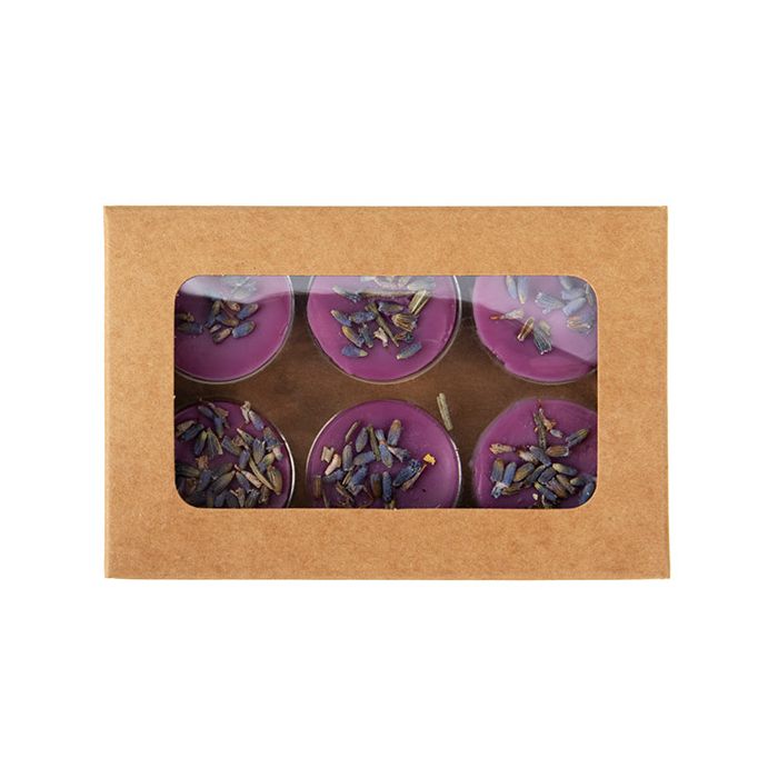 Kraft Artisan Candy Box Set, Round Insert 7x2.1x10.3 cm