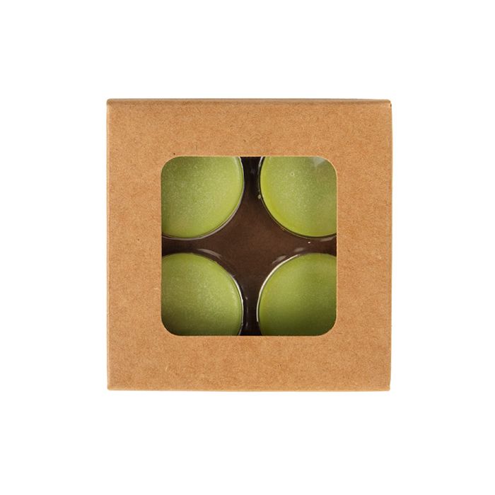 Scatole in carta kraft per pasticceria artigianale, rotondo Inserti 7x2.1x6.8 cm (25 pezzi) [CNDYR277]