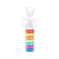 Plastic Bags round Bottom Frosted 5,1x25,4 cm with paper insert