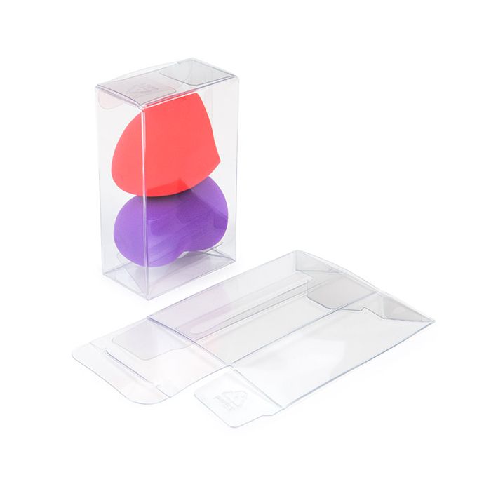 Scatola trasparente con fondo automatico rPET 5.4x3.2x9.2 cm (25 pezzi) [FPLB188R]