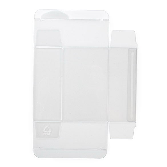 Scatola rPET trasparente 10,8x4,1x10,8cm (25 pz) [FB194R]