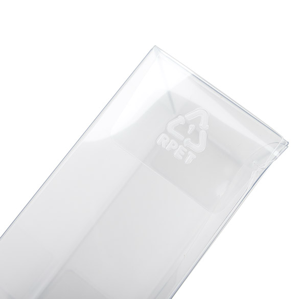Scatola rPET trasparente 10,8x4,1x10,8cm (25 pz) [FB194R]