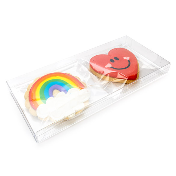 Scatola rPET trasparente 10,8x2,1x24,3cm (25 pz) [FB128R]