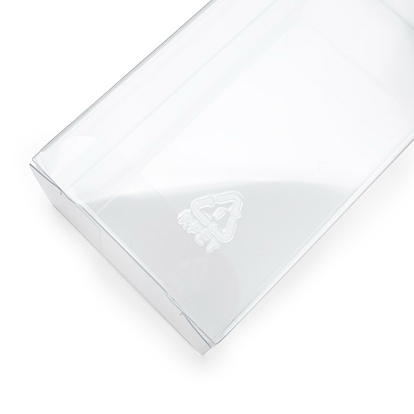 Scatola rPET trasparente 5,4x3,5x10,8cm (25 pz) [FB195R]