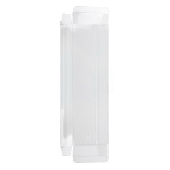 Scatola rPET trasparente 7,6x2,5x25,4cm (25 pz) [FB301R]