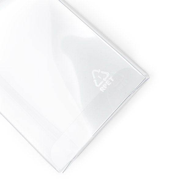 Scatola rPET trasparente 7,6x2,5x25,4cm (25 pz) [FB301R]