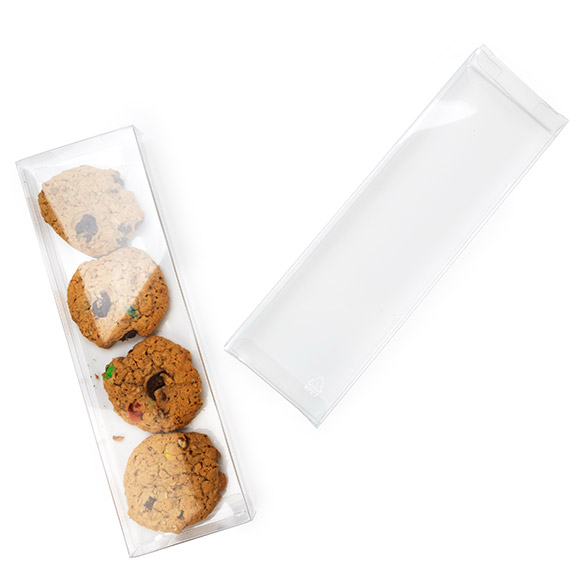 Scatola rPET trasparente 7,6x2,5x25,4cm (25 pz) [FB301R]