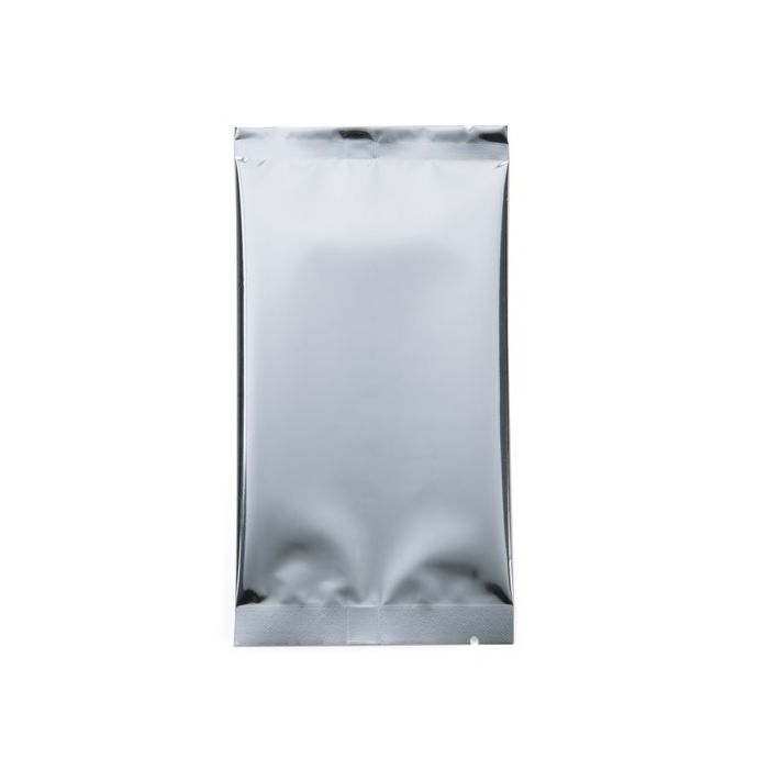 Plastic Bags Silver 7.5x14cm Metallised and Sealable