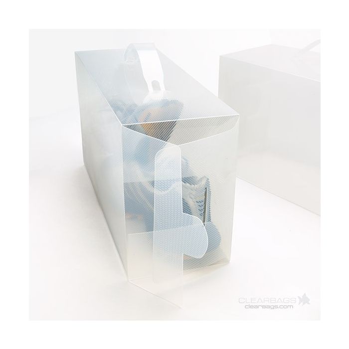 Scatole regalo in plastica per scarpe da uomo Frost 19.5x13x34cm con manico (3 pezzi) [SB2]