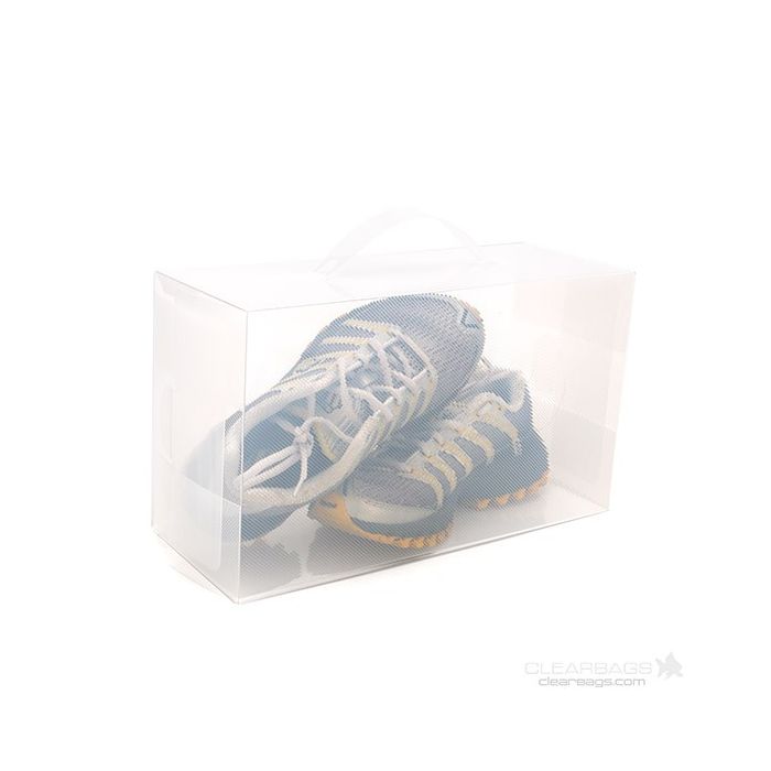 Scatole regalo in plastica per scarpe da uomo Frost 19.5x13x34cm con manico (3 pezzi) [SB2]