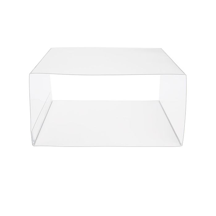 Coperchio scorrevole per fondo kraft 15,2x7,6x15,2 cm (25 pezzi) [SC14]