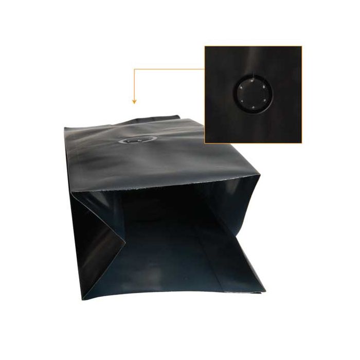 Sacchetto per caffè nero opaco con valvola 8x6x26cm 285 grammi (50 pezzi) [SGC1BM]