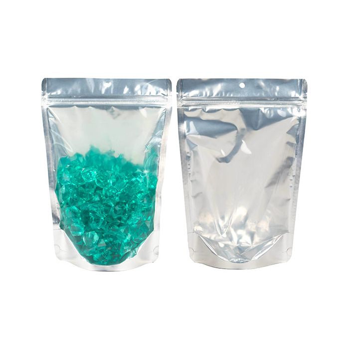 Buste doypack argento 17.8x9.8x25.2 cm (100 pz) [ZBGS69H]