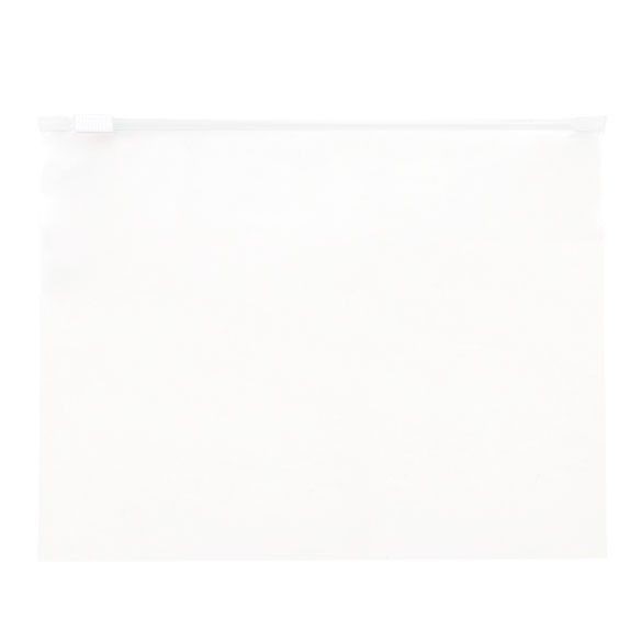 Sacchetto trasparente con chiusura a pressione e cerniera scorrevole 20x15cm 75 micron (100 pezzi) [3SZ86]