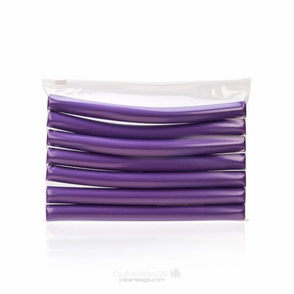 Sacchetto trasparente con chiusura a pressione e cerniera scorrevole 25.5x18cm 75 micron (100 pezzi) [3SZ107]