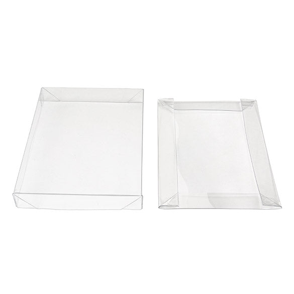Coperchio pieghevole trasparente 9.7x1.7x13.8cm (25 pezzi) [BT10]