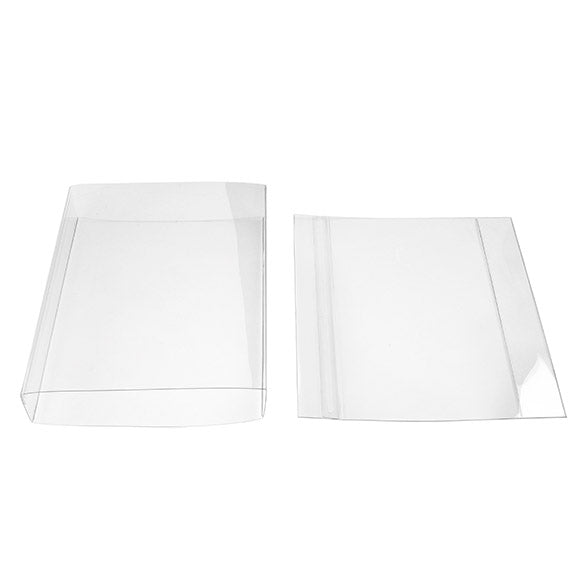 Scatola trasparente con coperchio scorrevole 13.8x2.7x19.1cm (25 pezzi) [SC15]
