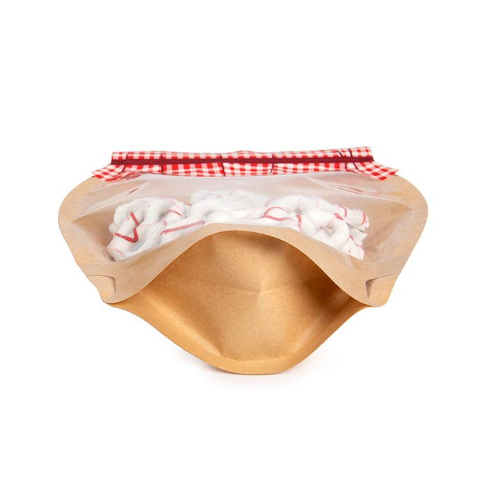 Buste doypack Forma di un barattolo di marmellata 19,7x7,6x20,3 cm (100 pezzi) [SP7JMZ]