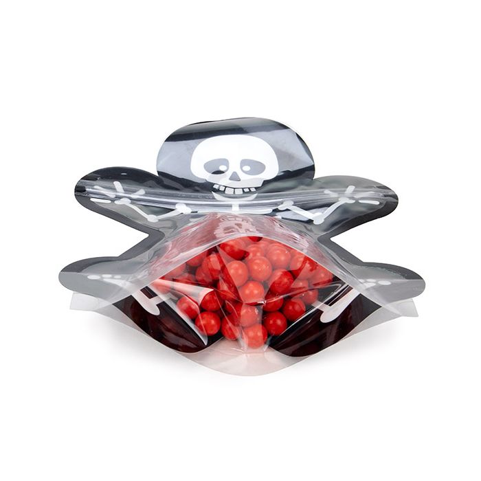 Buste doypack A forma di scheletro 16.7x7.6x20.6 cm (25 pezzi) [SP7SKZ]