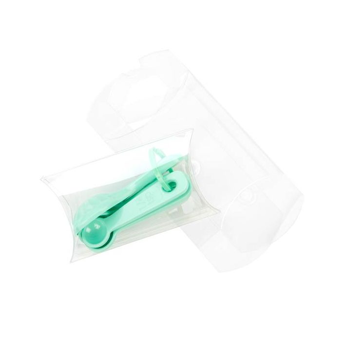 Piccole scatole berlingot trasparenti verticali 7.6x5.1x2.5x12.7cm (25 pezzi) [SPB223]