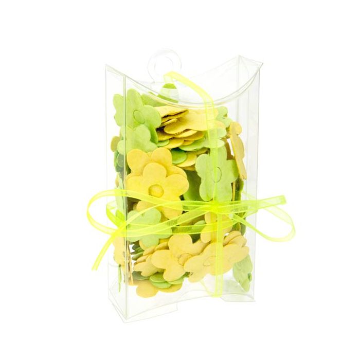 Piccole scatole berlingot trasparenti verticali 6.4x4.4x2.2x10.2cm (25 pezzi) [SPB224]