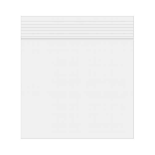 Sacchetto trasparente con chiusura a pressione 18x18cm PE 50 micron (100 pezzi) [2PE77]