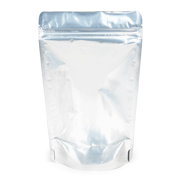 Buste doypack trasparenti/Argento 14.5x8x23cm | 170 grammi (100 pezzi) [ZBGS58]