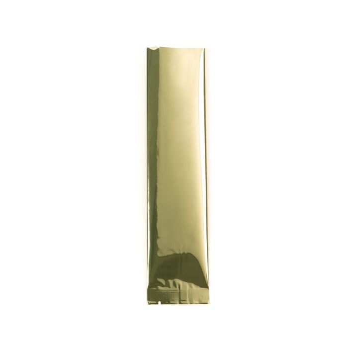 Sacchetto di plastica Oro 7,5x20,3cm metallizzato termosaldabile (100 pezzi) [SVP38G]