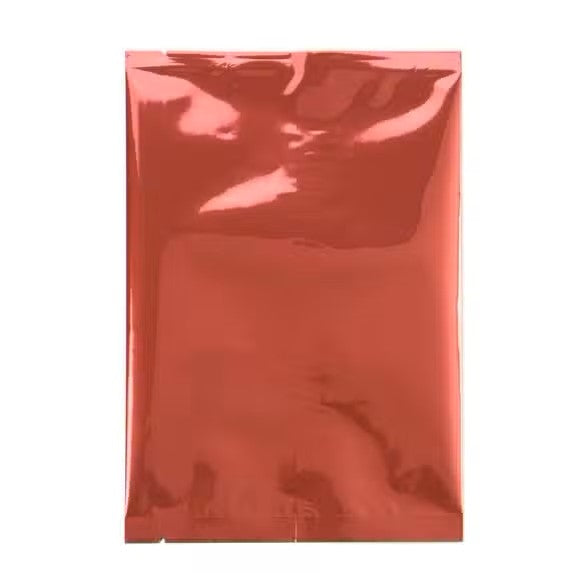 Sacchetto di plastica rosso 12,7x17,8cm metallizzato termosaldabile (100 pezzi) [SVP57R]
