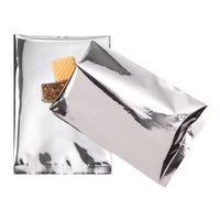 Plastic Bags Silver 12.7x17.8cm Metallised and Sealable