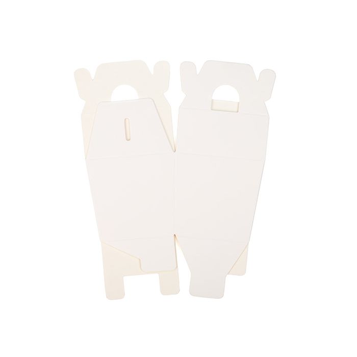 Mini scatola da asporto bianca 6x5.1x5.4 cm (25 pezzi) [FS382]