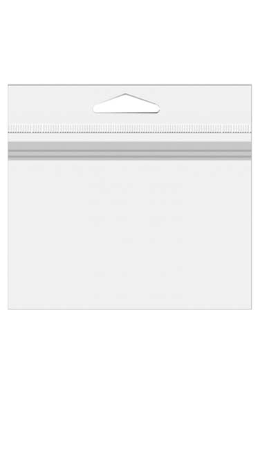 Sacchetti con foro di sospensione 15.2x15.2cm alta trasparenza (100 pezzi) [HBT6X6]