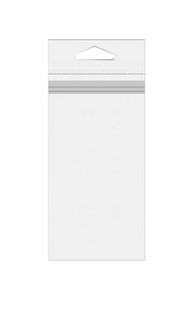 Sacchetti con foro di sospensione 5.1x20.3cm alta trasparenza (500 pezzi) [J4T]
