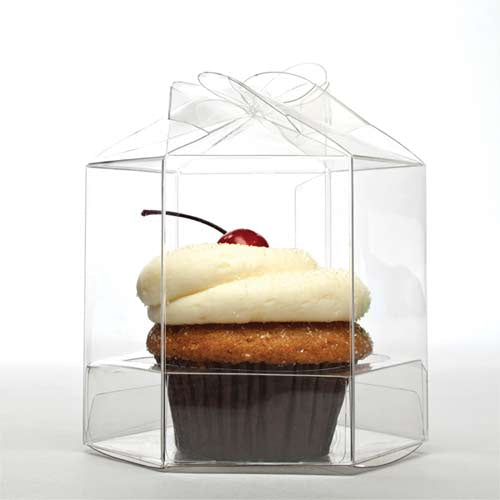 Scatola per 1 cupcake 8.9x8.9x9.5cm (100 Pezzi) [CBS238]
