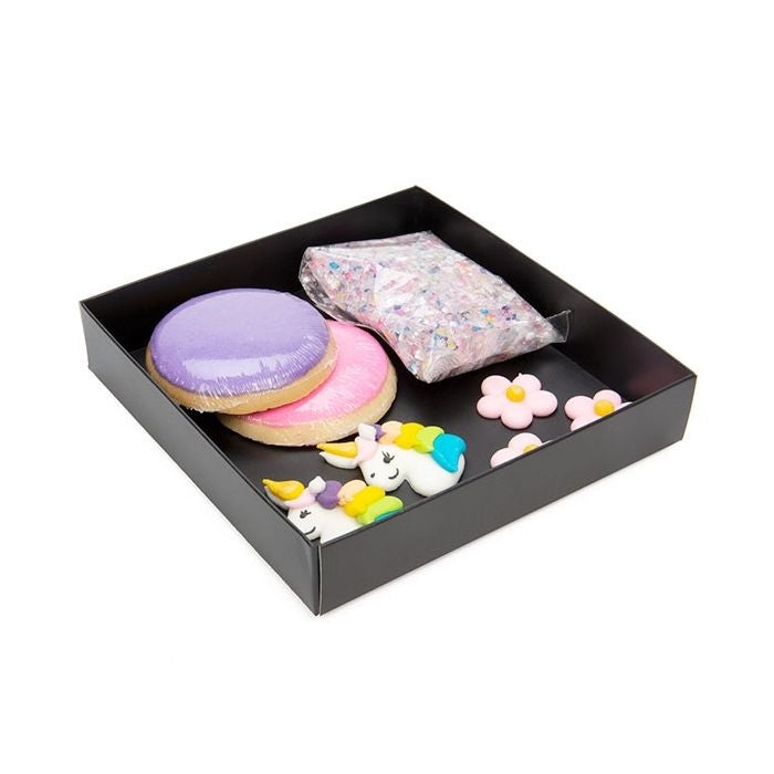 Fondo scatola regalo nero kraft 13x2.5x13.3cm (25 pezzi) [BK357]