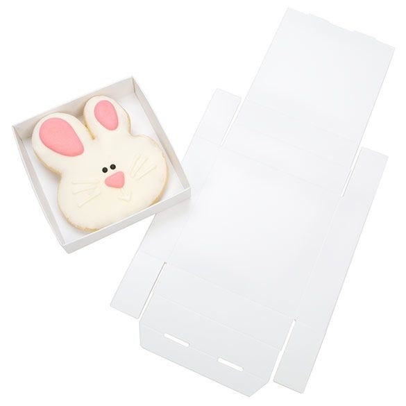 Fondo scatole regalo bianche Kraft 10.5x2.5x10.8cm (25 pezzi) [WH99]