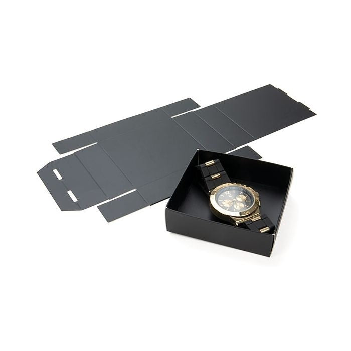 Fondo scatola regalo nero kraft 7.9x2.5x8.3cm (25 pezzi) [BK356]